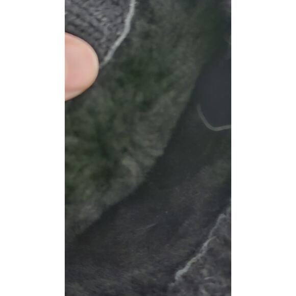 UGG RIBBED CARDI SHEARLING LINED BOOTS BLACK SIZE 8 - Picture 8 of 10